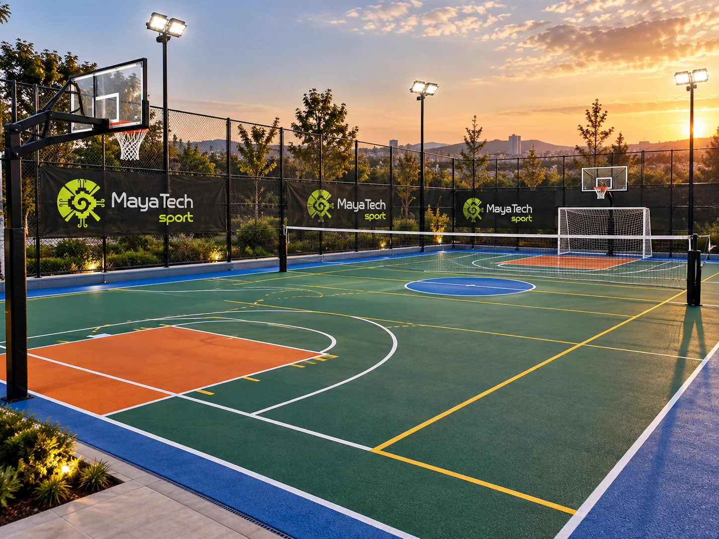 Çok Amaçlı Spor Sahası Yapımı